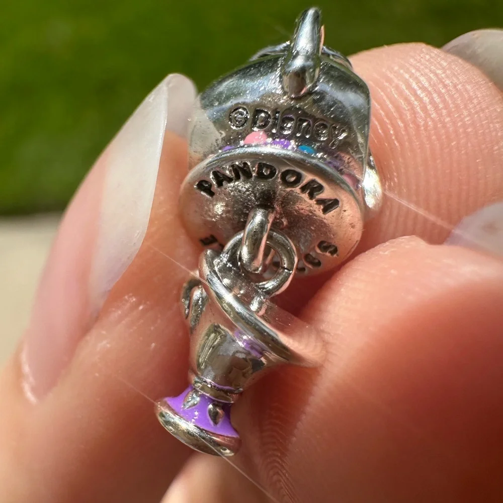 NWOT Pandora x Disney Beauty & the Beast Mr Potts & Chip Dangle Charm 799015C01_12